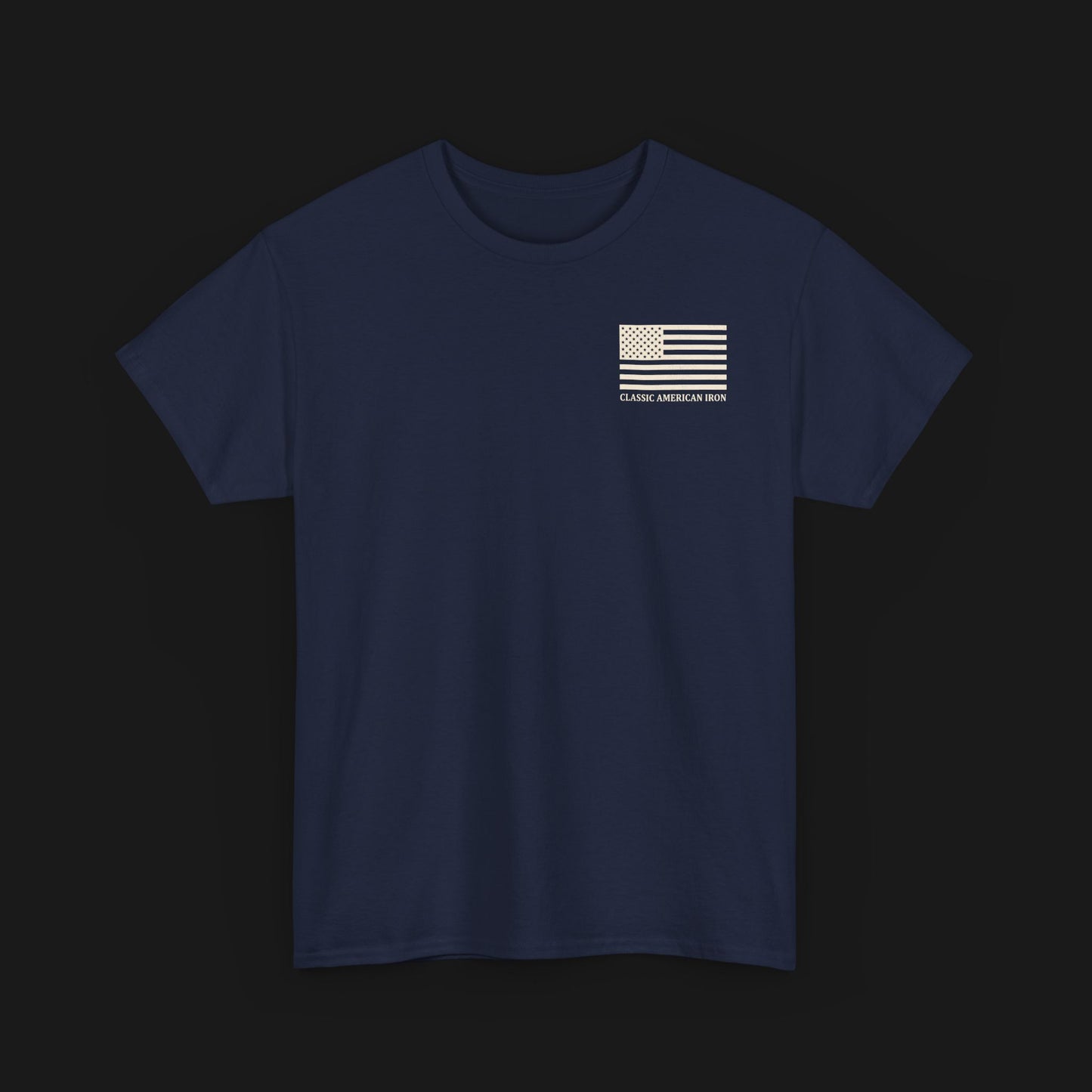"LEAD IN THE GAS, IRON IN THE BLOCK" Heavy Cotton Tee