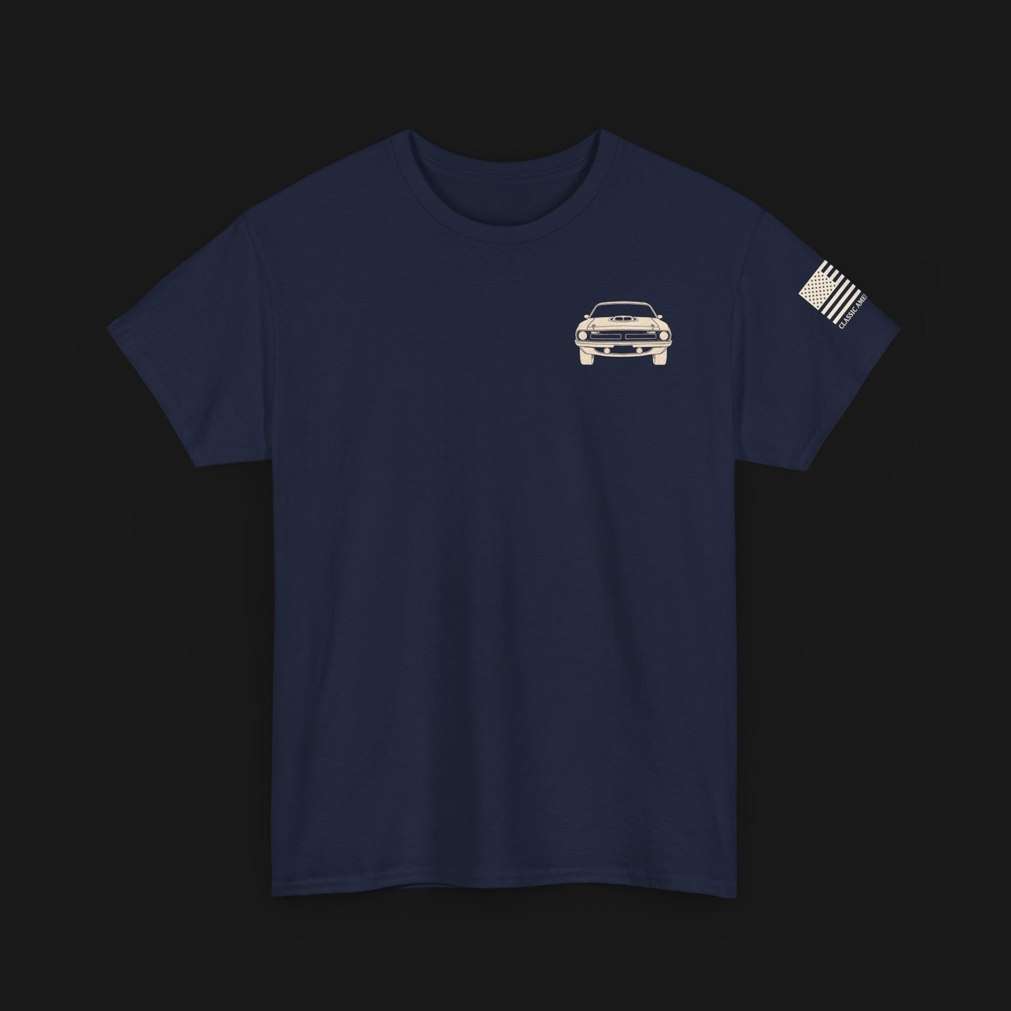 "REAL CARS HAVE CHROME" Heavy Cotton Tee - Dodge