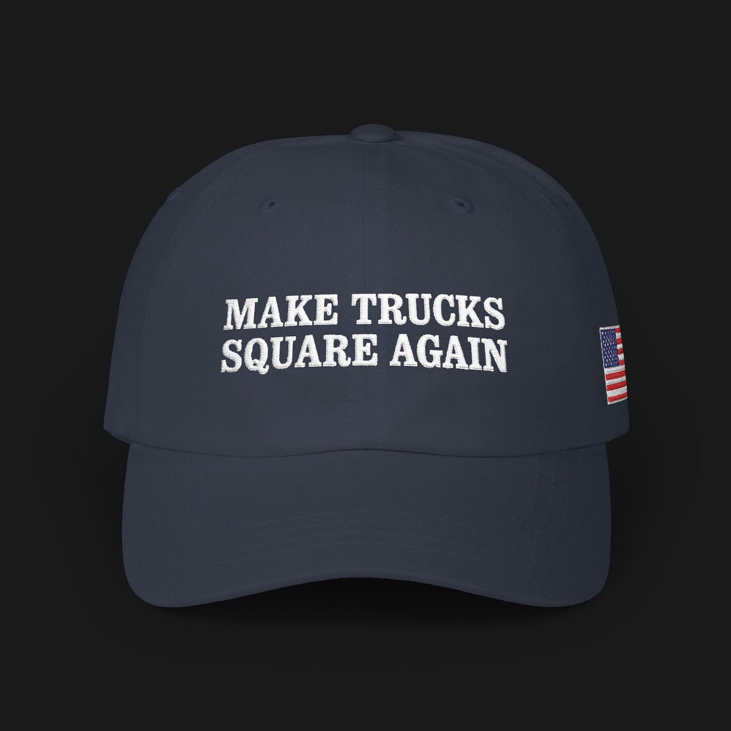 "MAKE TRUCK SQUARE AGAIN" Hat - Navy