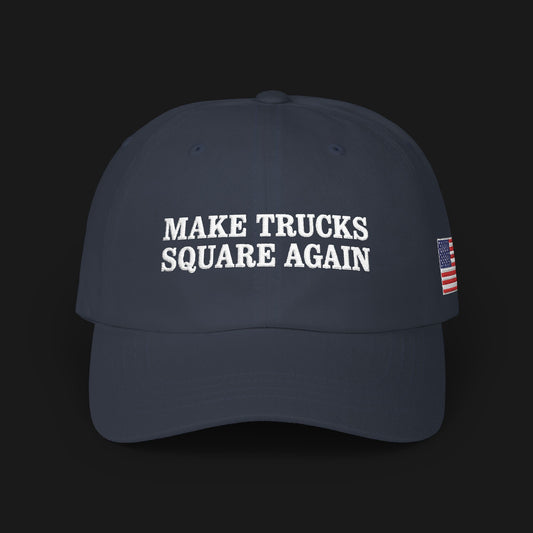 "MAKE TRUCK SQUARE AGAIN" Hat - Navy