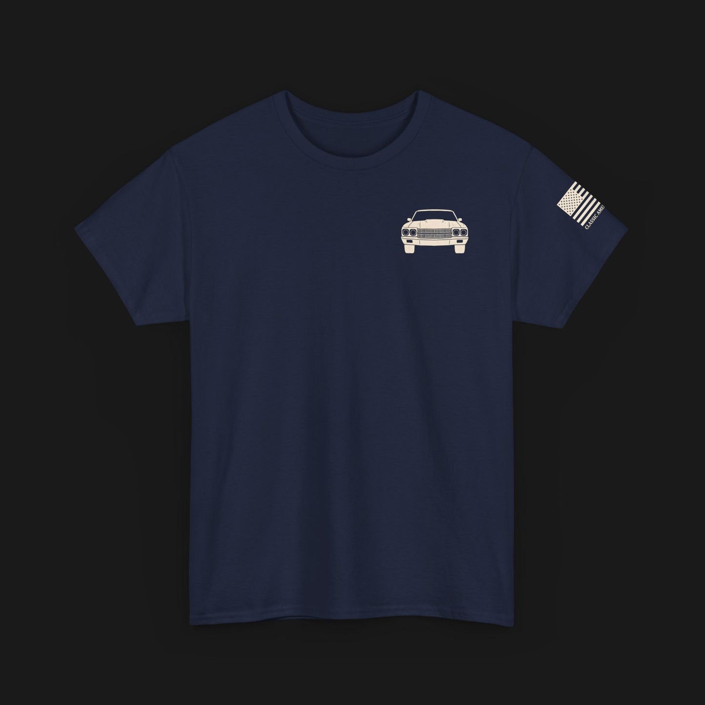 "REAL CARS HAVE CHROME" Heavy Cotton Tee - Chevrolet