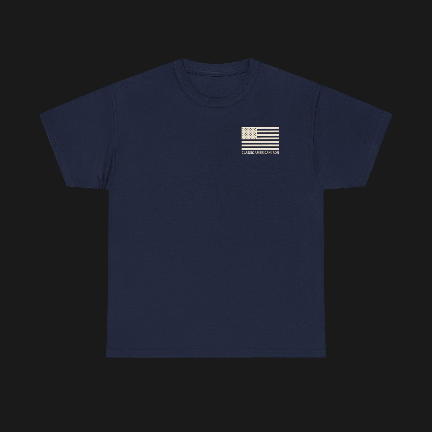 "LEAD IN THE GAS, IRON IN THE BLOCK" Heavy Cotton Tee
