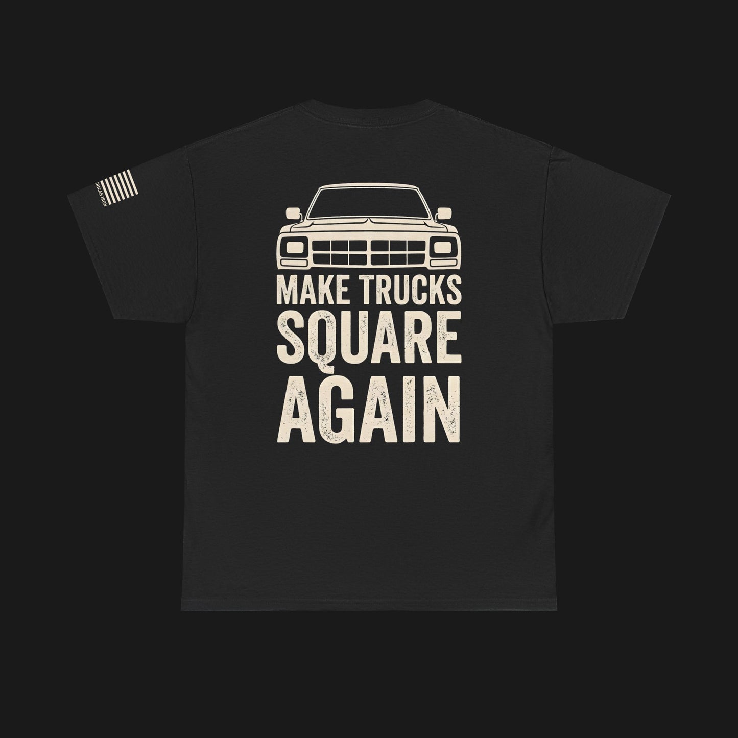 "MAKE TRUCKS SQUARE AGAIN" Heavy Cotton Tee - Dodge