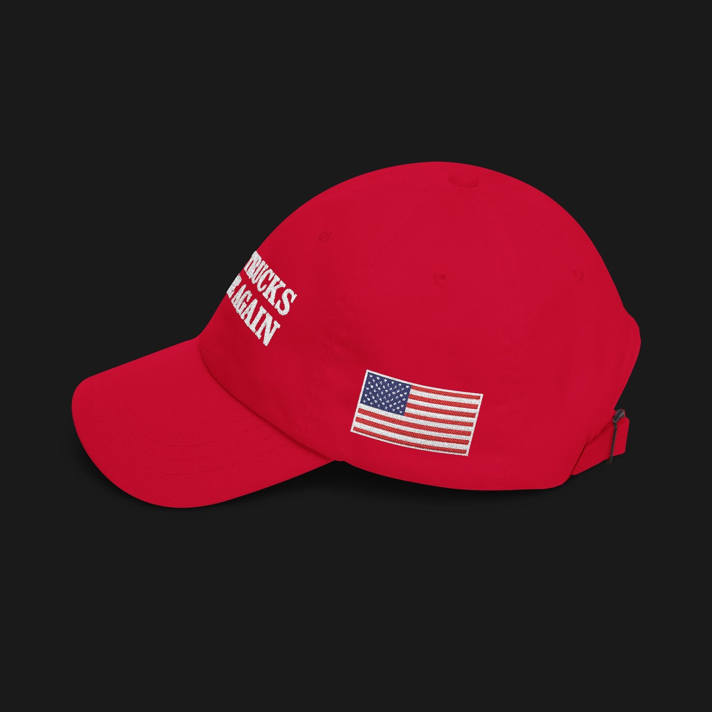 "MAKE TRUCK SQUARE AGAIN" Hat - Red