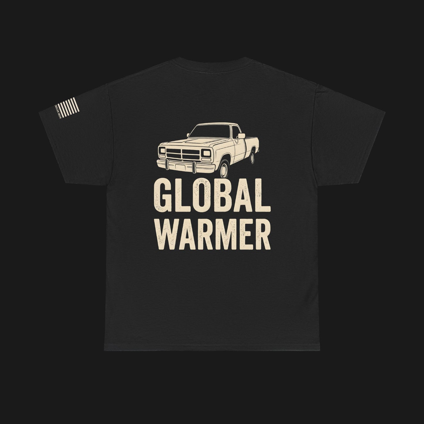 "GLOBAL WARMER" Heavy Cotton Tee - Dodge
