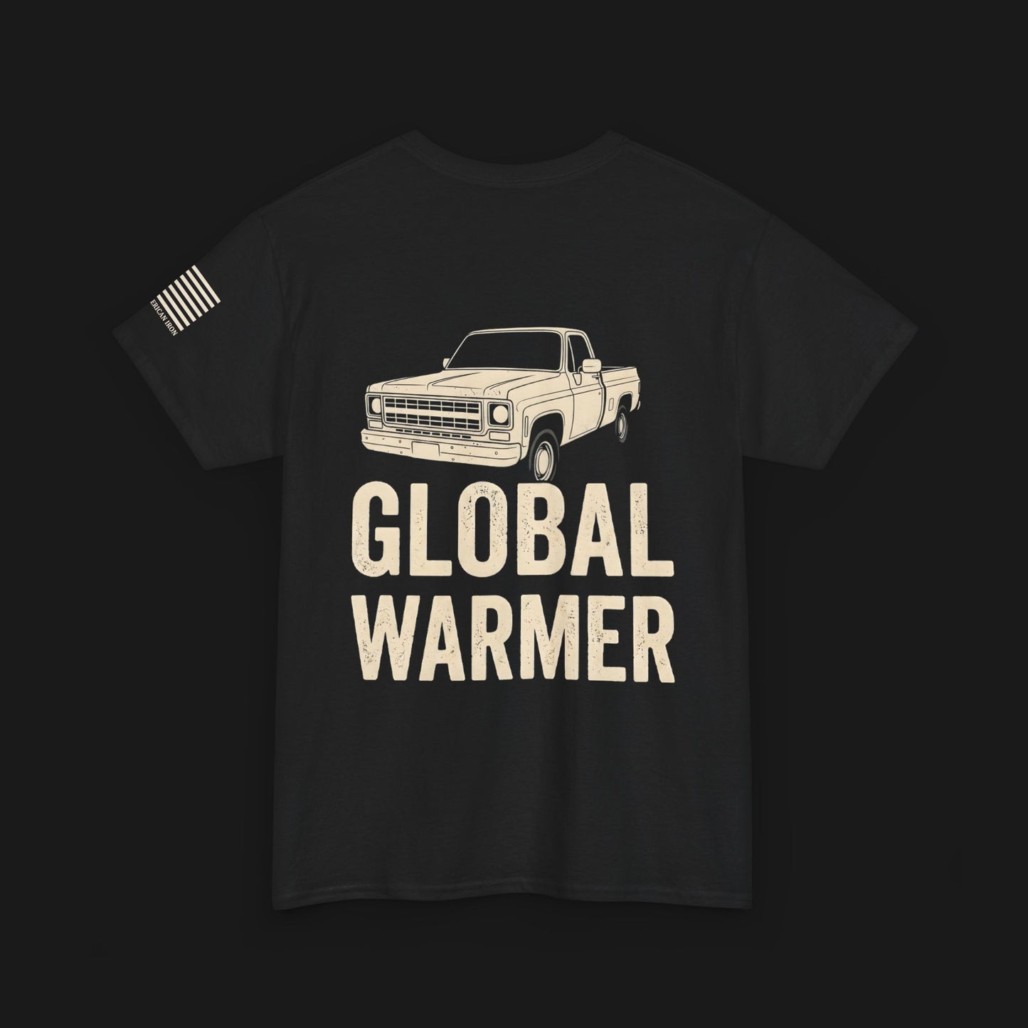 "GLOBAL WARMER" Heavy Cotton Tee - Chevrolet