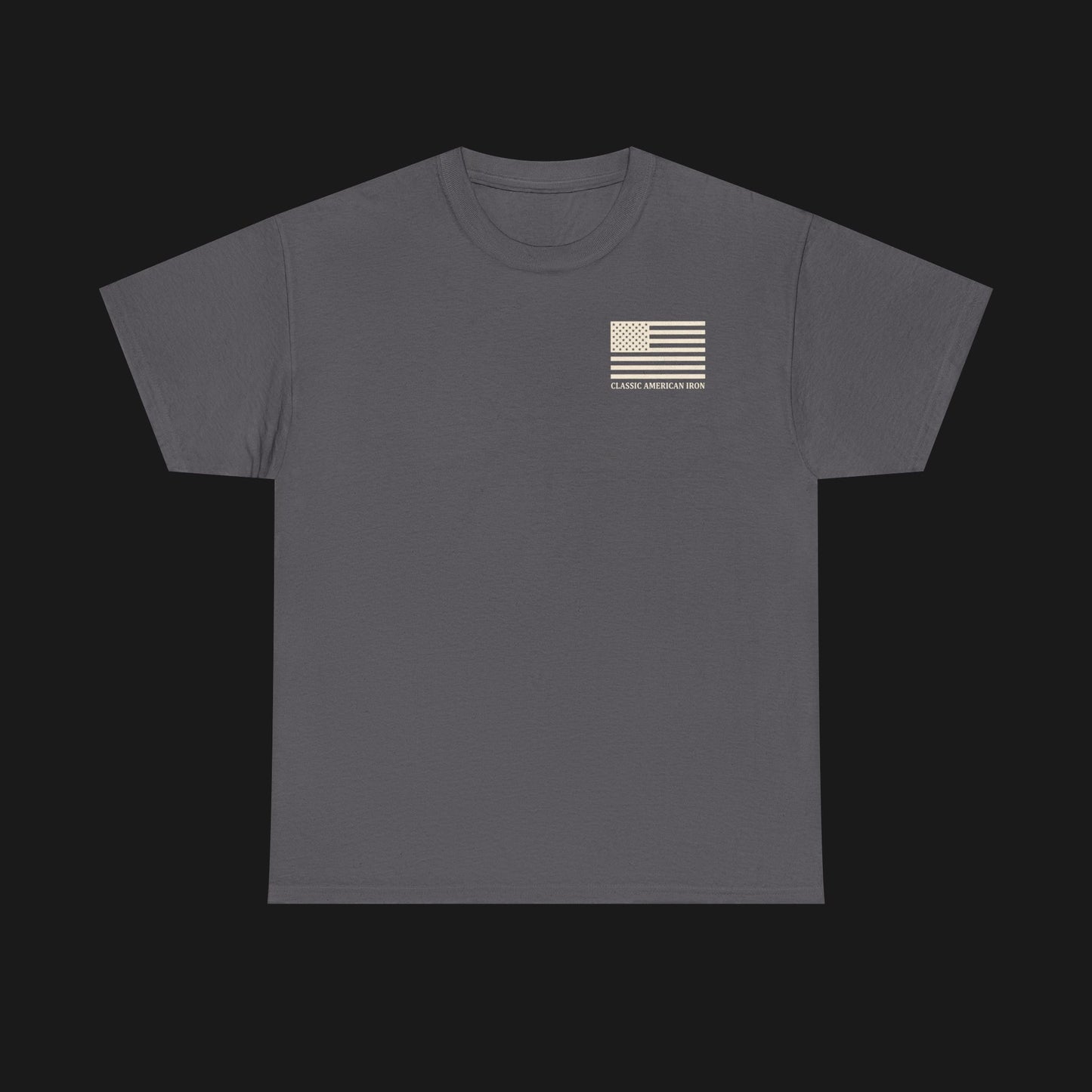 "LEAD IN THE GAS, IRON IN THE BLOCK" Heavy Cotton Tee