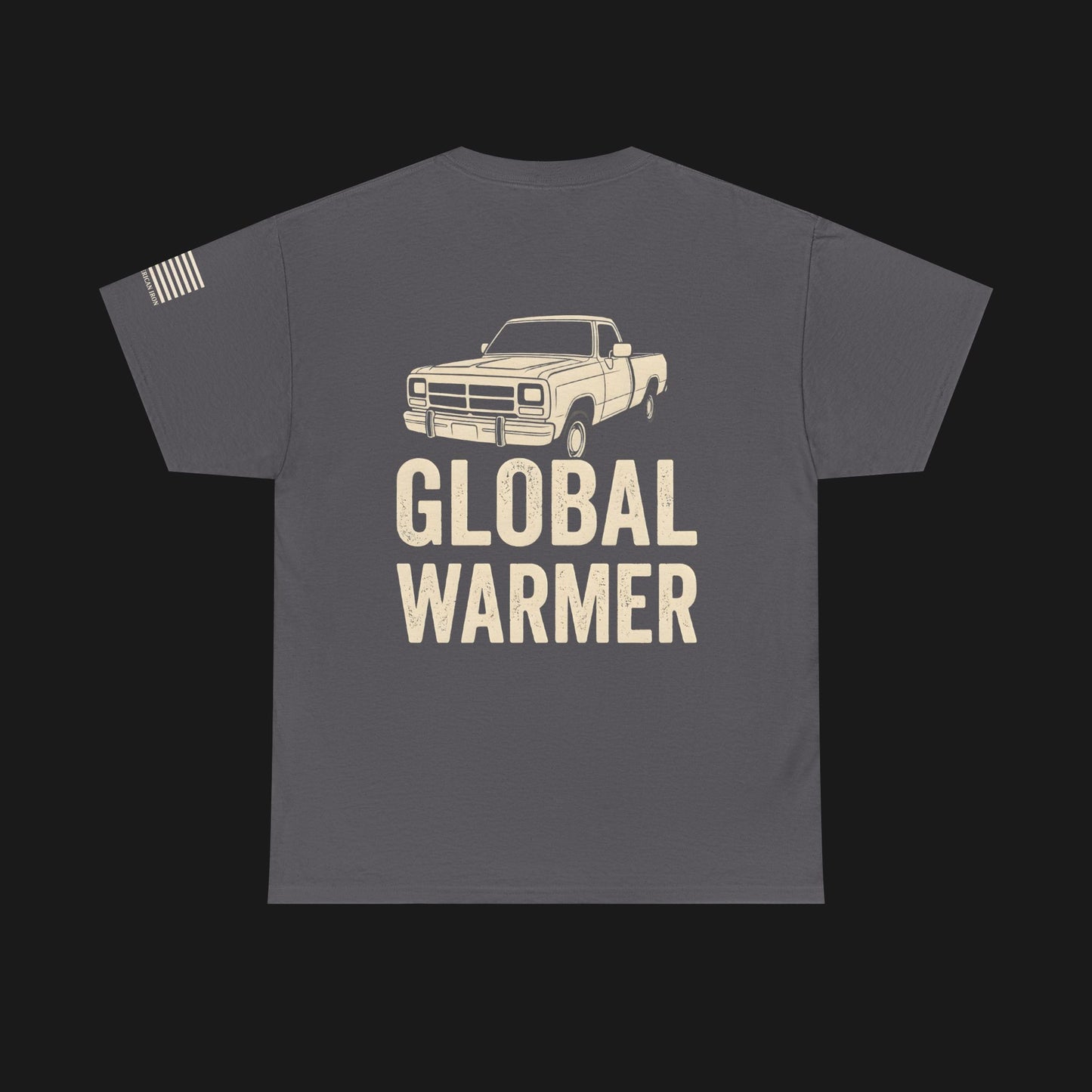 "GLOBAL WARMER" Heavy Cotton Tee - Dodge