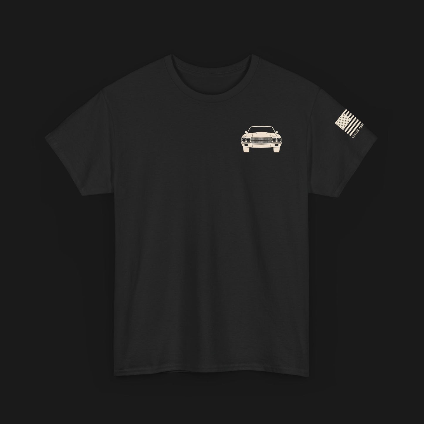 "REAL CARS HAVE CHROME" Heavy Cotton Tee - Chevrolet
