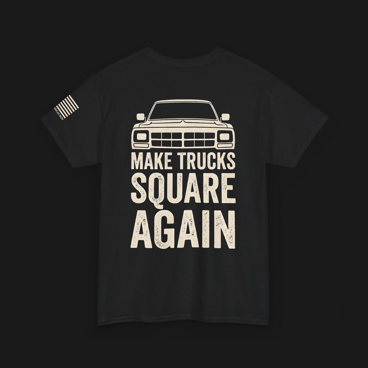 "MAKE TRUCKS SQUARE AGAIN" Heavy Cotton Tee - Dodge