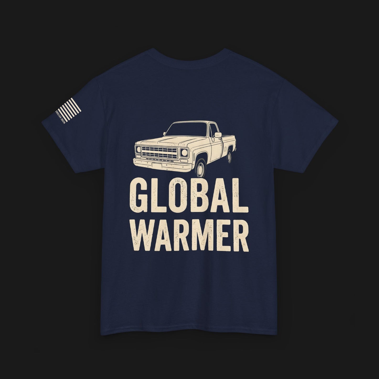"GLOBAL WARMER" Heavy Cotton Tee - Chevrolet
