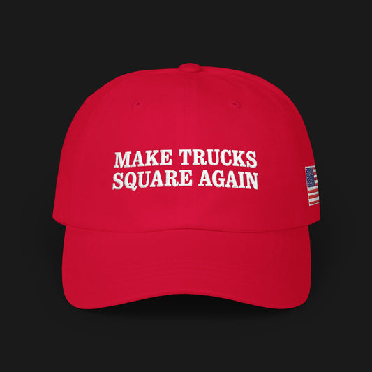 "MAKE TRUCK SQUARE AGAIN" Hat - Red