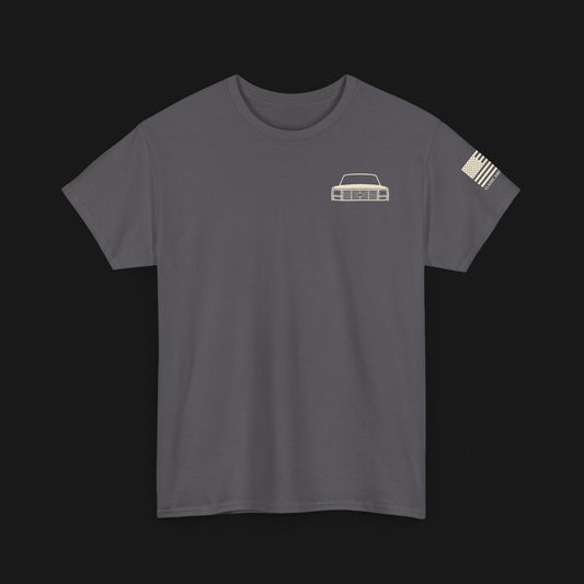 "MAKE TRUCKS SQUARE AGAIN" Heavy Cotton Tee - Ford