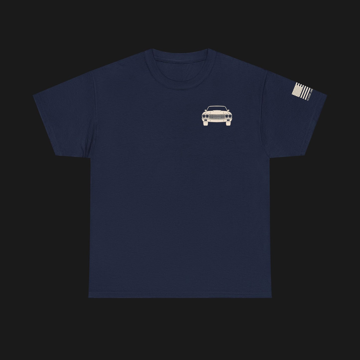 "REAL CARS HAVE CHROME" Heavy Cotton Tee - Chevrolet