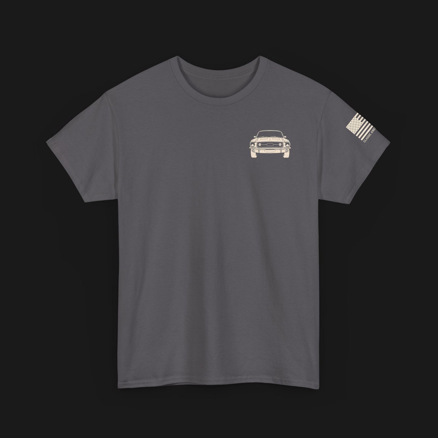 "REAL CARS HAVE CHROME" Heavy Cotton Tee - Ford