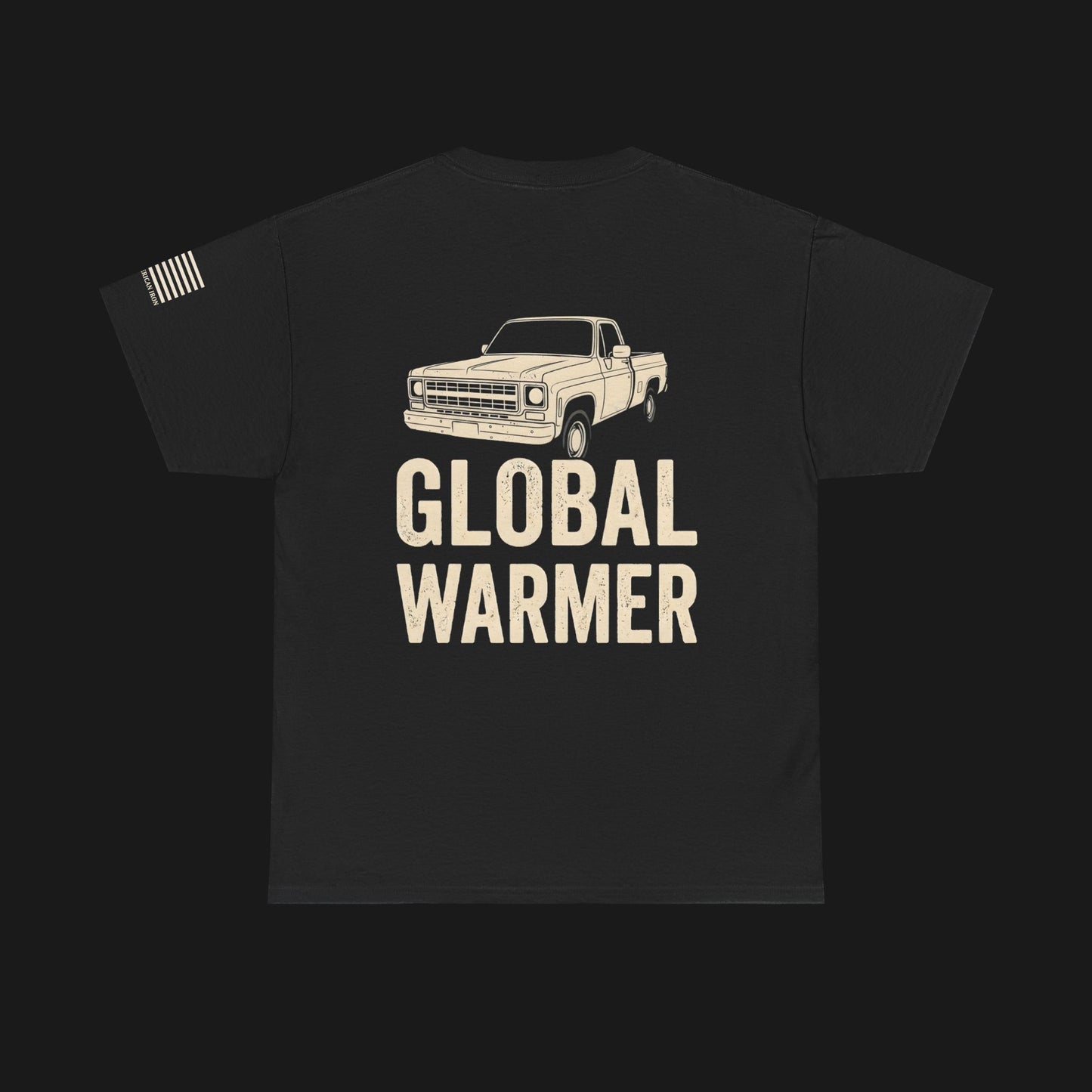 "GLOBAL WARMER" Heavy Cotton Tee - Chevrolet